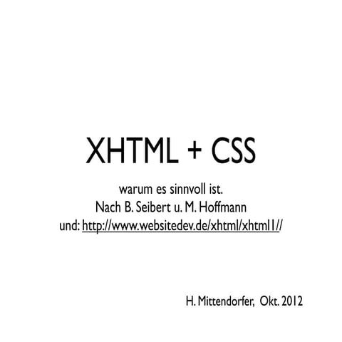 XHTML