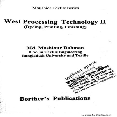 Wet Processing Technology-II