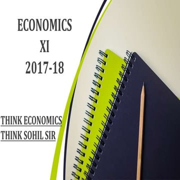 XI CBSE ECONOMICS 2017-18