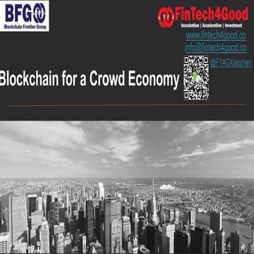 Blockchain Enabled Crowd Economy 