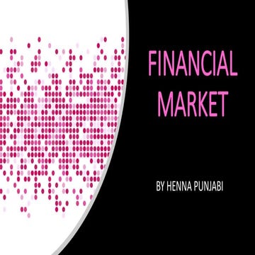 capital market and money market to regulate funds