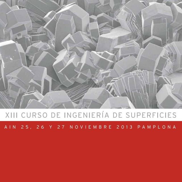 XIII CURSO DE INGENIERIA DE SUPERFICIES DE AINTECH