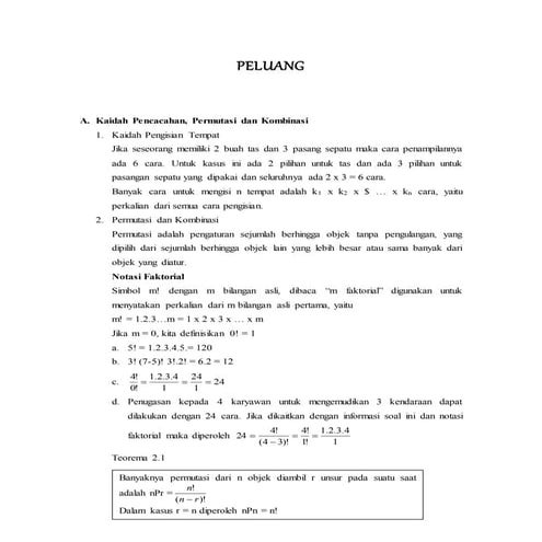 Xii kaidah pencacahan