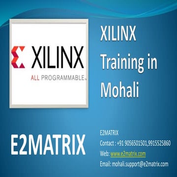 Xilinx training in mohali