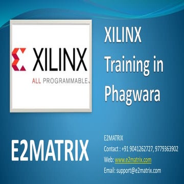 Xilinx Training in Phagwara Jalandhar