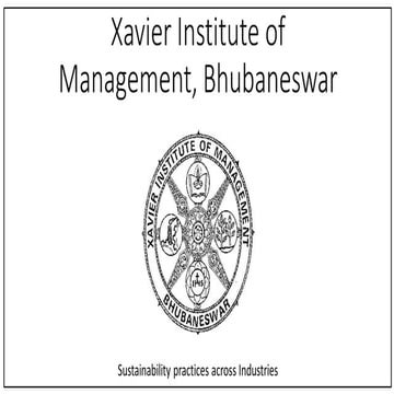 (XIMB) Sustainability - Personal Care industry