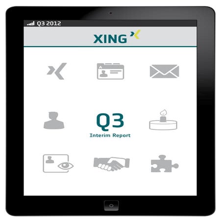 XING Q3 report 2012 english version