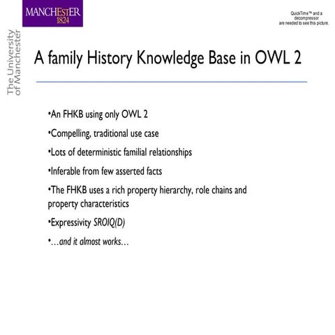A family History Knowledge Base in OWL 2
