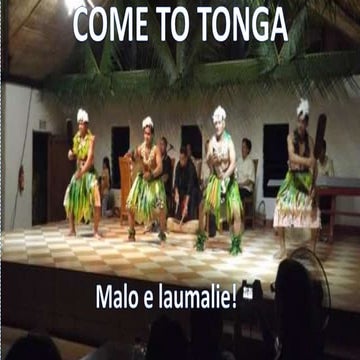 Come to Tonga 