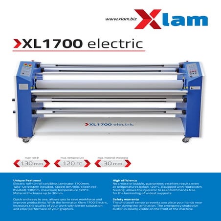 Laminadora XLAM XL 1700 E