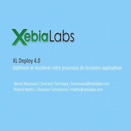 French Webinar: XL Deploy 4.0