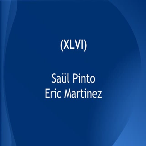 XLVI | ODP