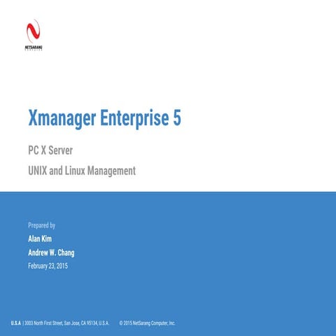 Xmanager enterprise 5 overview