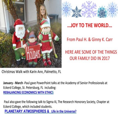 Our Family Christmas Letter