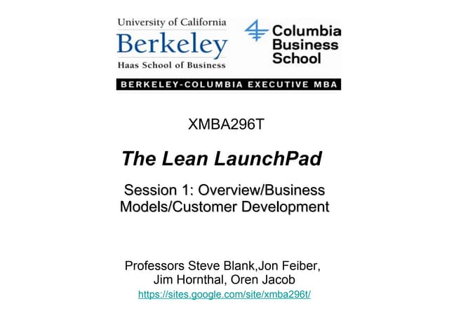 Xmba 296 t lecture 1   course overview