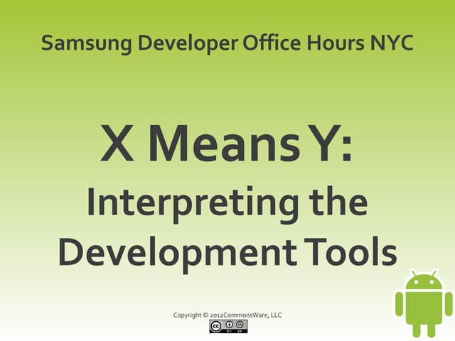 X Means Y