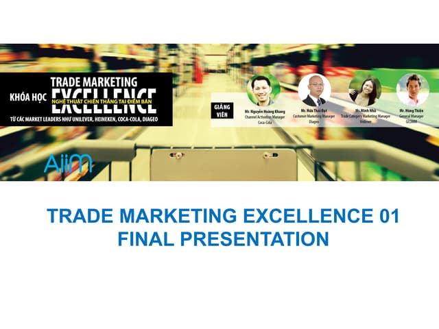 [Trade Marketing Excellence] X-Men Trade marketing proposal