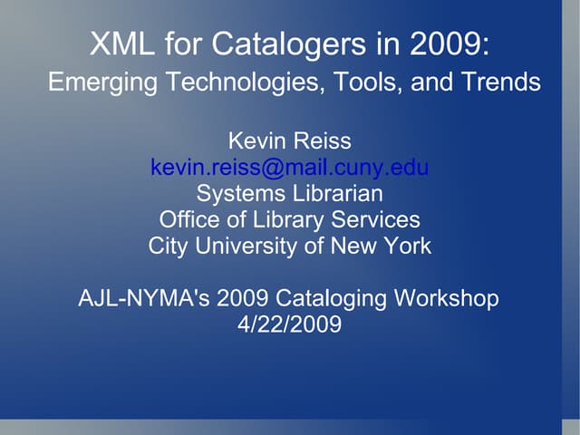 Xml Overview | PPT
