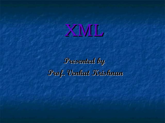 Xml