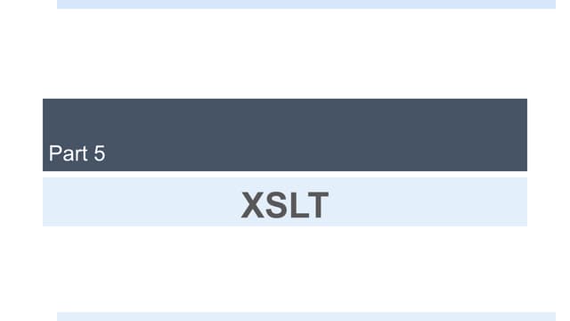 Xml part5