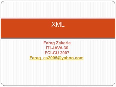 Xml session