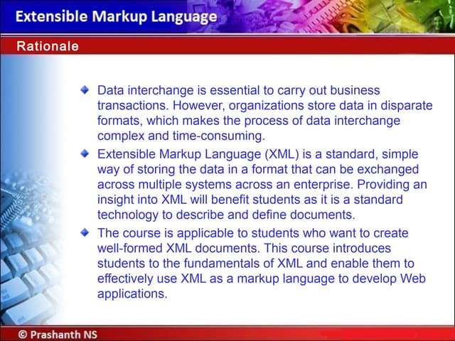 XML Unit 01