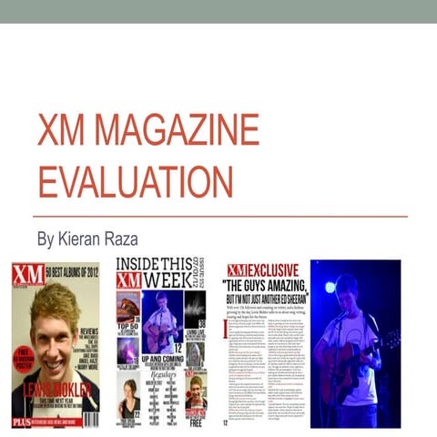 Xm magazine evaluation