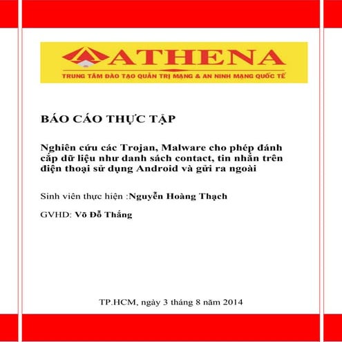 Xâm nhập điện thoại android qua vps trên internet