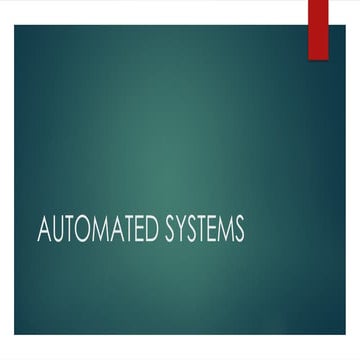 Comprehensive Overview of Automated Systems, Robotics, and AI ...
