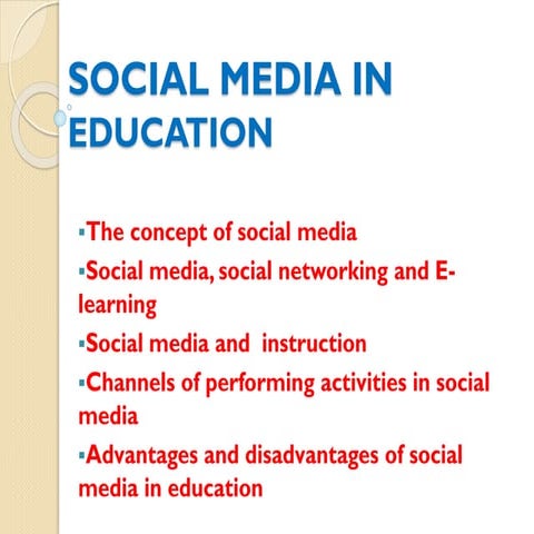 Social Media in Education