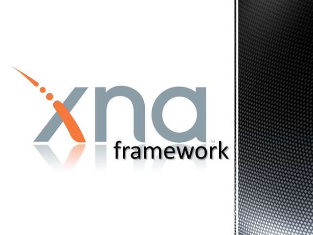 Introduction to the XNA framework