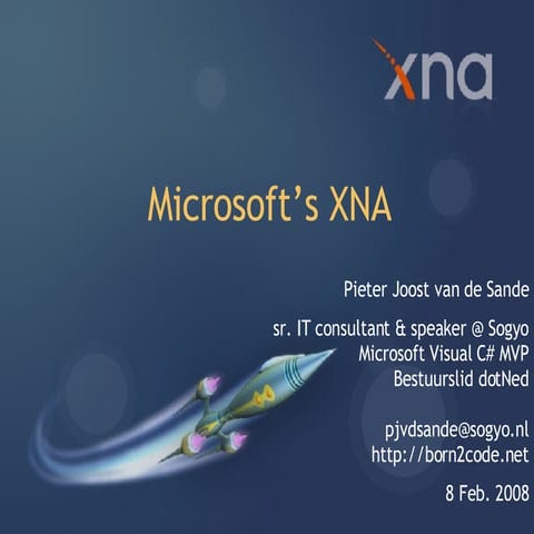 XNA presentation