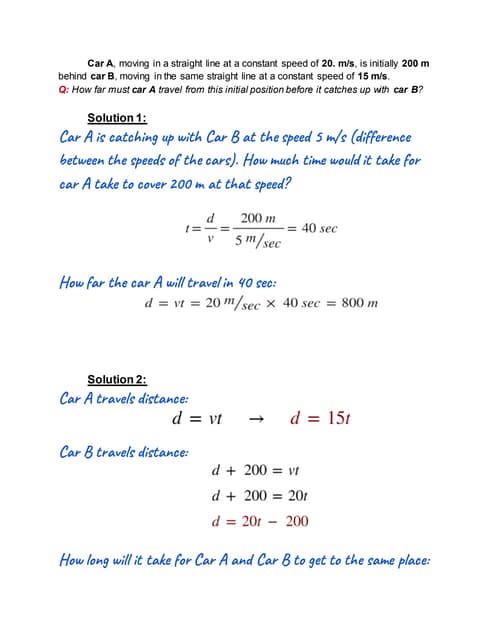 003 rectiliear kinematics constant acceleration | PDF