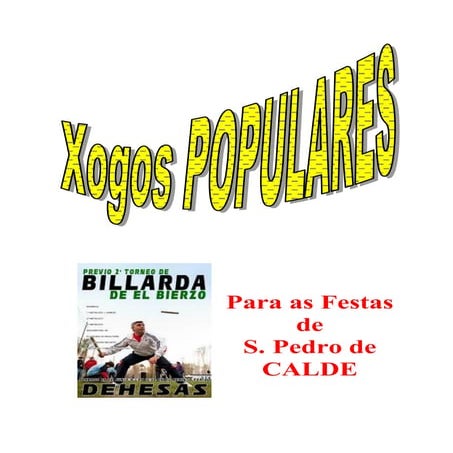 Xogos populares para calde