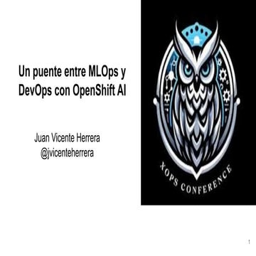 Un puente enre MLops y Devops con Openshift AI