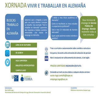 Xornada "Vivir e Traballar en Alemaña"
