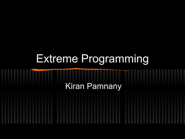 extreme programming