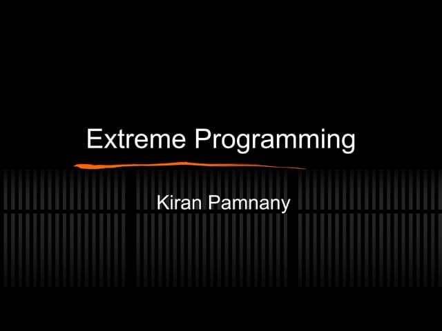 xp.ppt programming softwares engineering
