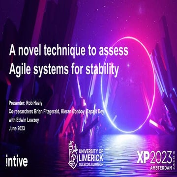 XP2023 Presentation RHealy