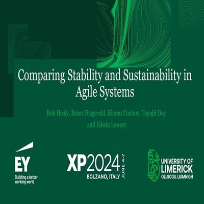 Comparing Stability and Sustainability in Agile Systems
