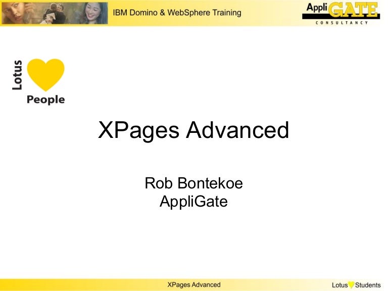 XPages Advanced
