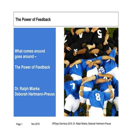 Xp days germany 2010   feedback