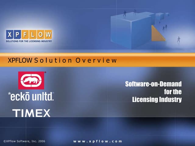 Xpflow ecko training-nov 28 2006-dr