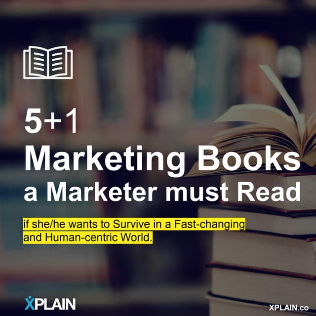 5+1 Marketing Books a Marketer must read