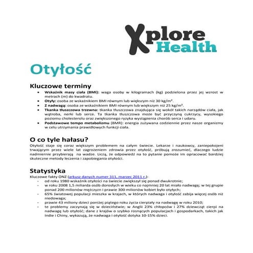 Discussion Continuum: Otyłość