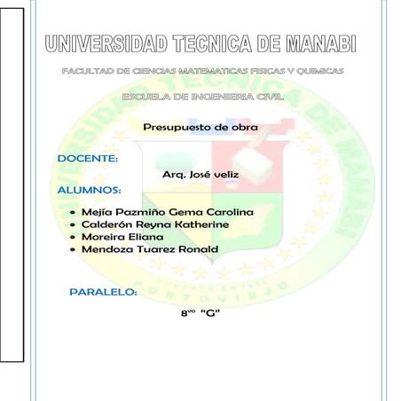 X  presupuesto formula polinomica