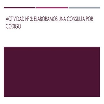 Actividad nº 3
