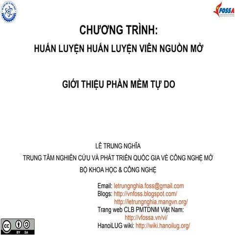 Bài Foss introduction