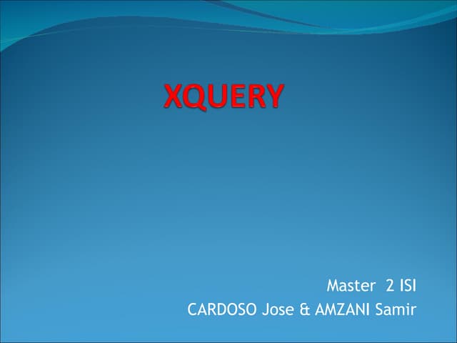 Xquery