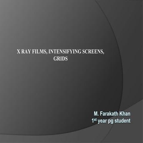 X ray films
